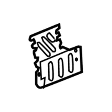 GM 25940098 Rocker Reinforcement Plate