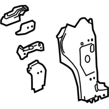GM 23489122 Hinge Pillar Reinforcement