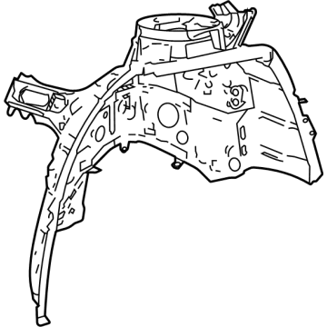 Lexus 61607-11040 Panel Sub-Assembly, Qtr