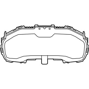 BMW 62-10-9-432-603 Instrument Cluster, High