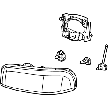 GM 15218077 Capsule/Headlamp/Fog Lamp Headlamp