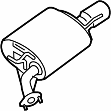 Infiniti 20100-1MM0A BMUFFLER Assembly-Exhaust Main
