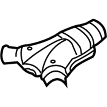Infiniti 20516-EG303 INSULATOR-Heat, Front Tube Upper