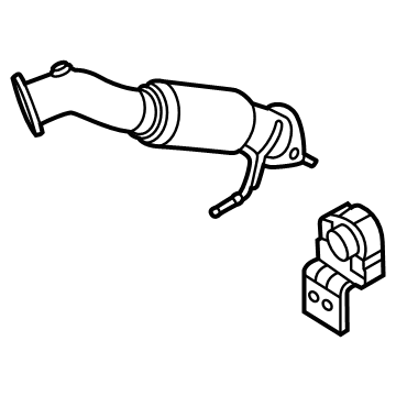 Kia 28610CH540 MUFFLER ASSY-FRONT