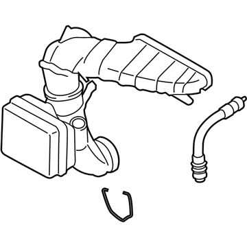 BMW 13-71-8-517-608 Filtered Air Pipe