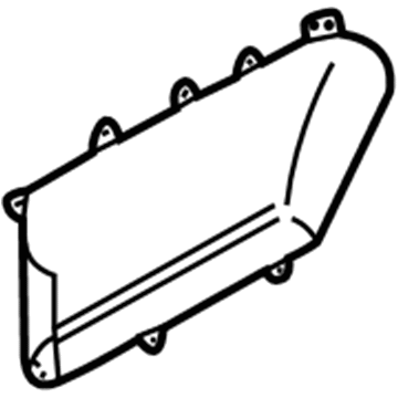 Kia 0K53A6842444 Cover-Pocket, LH