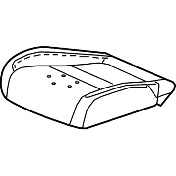 Honda 81131-TVA-A21ZA Cover, Right Front Seat Cushion Trim (Deep Black)