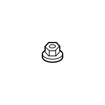 Nissan 40262-6RA0A Nut-Lock, Front Wheel Bearing