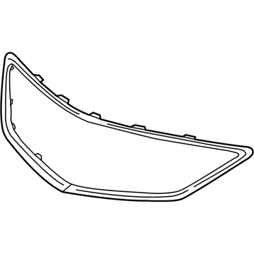 Acura 71122-TX6-A51 Molding, Front Grille