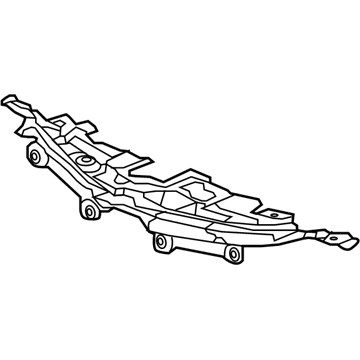 Acura 71124-TX6-A50 Plate, Front Grille Back