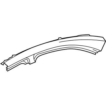 Lexus 61225-53020 Rail, Roof Side Outer