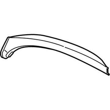 Acura 77240-TX6-A11ZA Garnish Assembly, Passenger Middle (Medium Gun Metallic)