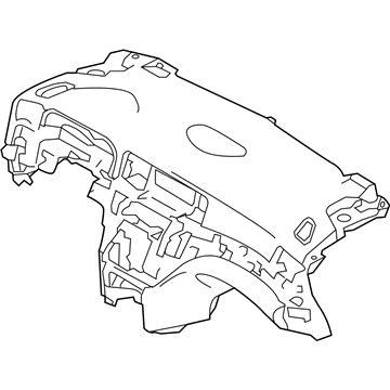 Nissan 68200-3JW3A Panel & Pad Assy-Instrument
