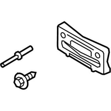 Ford DA5Z-17A385-AA License Bracket