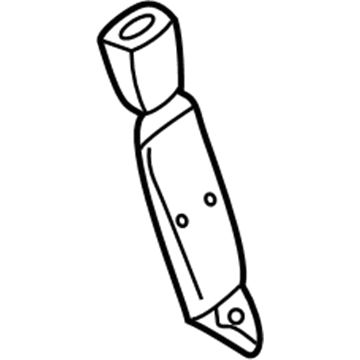 Mopar 5GW281D5AC Center Seat Belt Buckle Half
