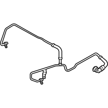 BMW 11-53-8-091-175 COOLANT LINE, TURBOCHARGER R