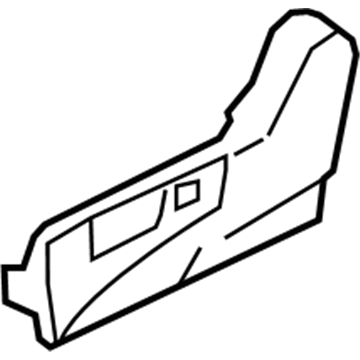 Nissan 87380-JM20A Finisher Assy-Cushion, Front Seat LH