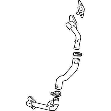 GM 55510685 Water Outlet Pipe