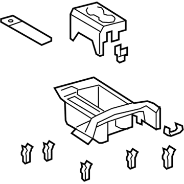 Toyota 58804-0C090-C0 Storage Compart