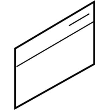 Kia 852613B200 Label-Crash Pad, Side A/B
