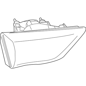 Infiniti 26544-1CA0A Housing ASY-Back Up LMP, RH