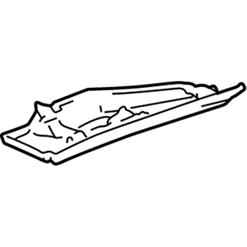 Lexus 55607-33080-C0 Cover Sub-Assy, Instrument Panel Under, NO.1