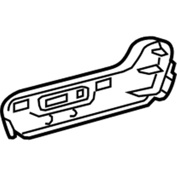 Lexus 71811-0E020-A0 Shield, Front Seat Cushion, RH