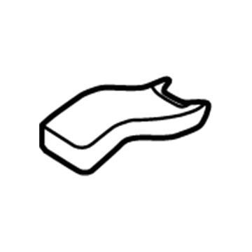 Lexus 72123-0E030-A0 Cover, Seat Track Bracket, Inner Front RH