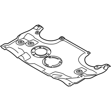 BMW 51-75-7-340-171 Engine Compartment Shielding, Rear