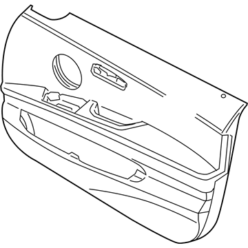 BMW 51-41-7-217-542 Door Trim Panel, Front Right