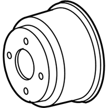 Lexus 16371-38010 PULLEY, Fan