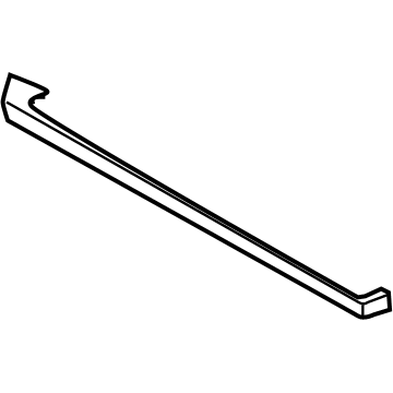 BMW 51-42-7-023-801 Wooden Strip, Door Rear Left