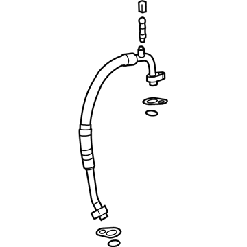 Ford BR3Z-19D742-B Front AC Hose