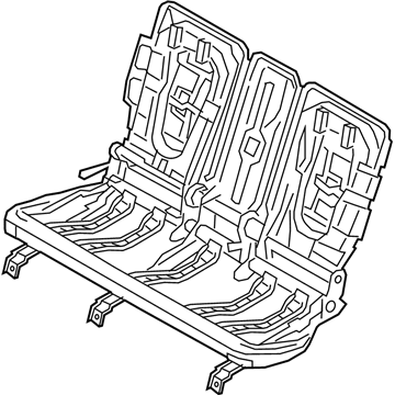 BMW 52-20-7-436-981 Seat Structure