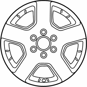Nissan 40300-ZL06B Wheel-Aluminum