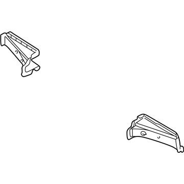 BMW 41-11-8-239-197 Left Splash Wall Reinforcement