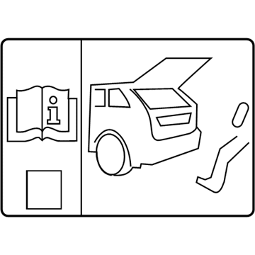 Ford DU5Z-5840245-A Info Label