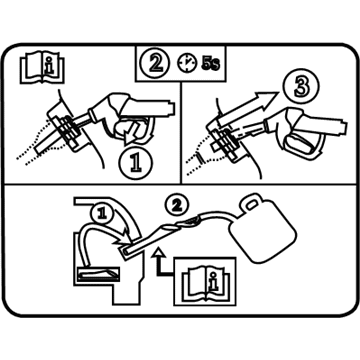 Ford AU5Z-9A095-D Info Label