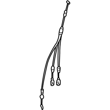 Toyota 72704-48020 Release Cable