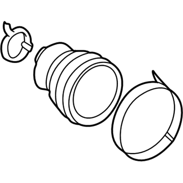 Lexus 04438-CA090 Boot Kit FR Cv INB