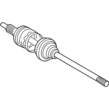 Lexus 43470-09340 Shaft Assembly,OUTBOARD