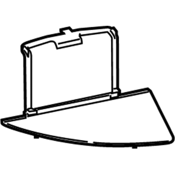 BMW 66-32-7-851-015 Screening, Left