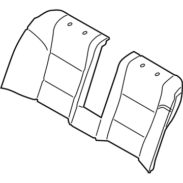 BMW 52-20-7-059-598 Foam Section, Backrest