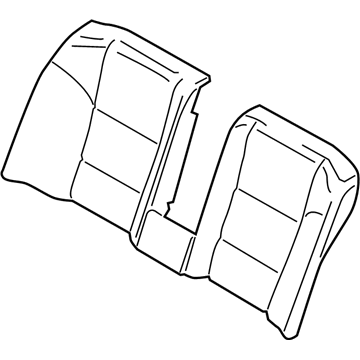 BMW 52-20-7-069-882 Cover Backrest, Leather