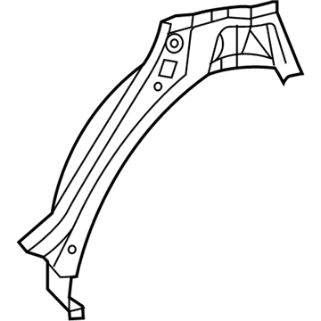 Lexus 61631-33051 Panel, Quarter Wheel House, Outer RH