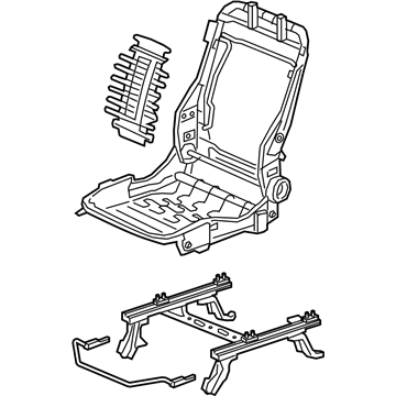 Honda 81126-T6Z-A01 Frame, R. FR. Seat