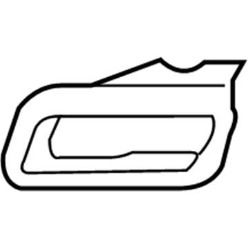 Honda 71103-SDA-A00 Cover, R. FR. Bumper Side