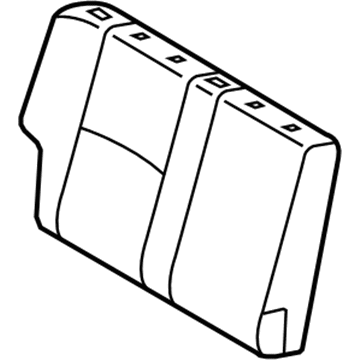 Toyota 71077-35A43-B3 Seat Back Cover