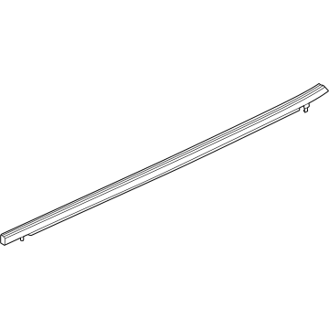 Honda 72910-3A0-A01 MOLDING, R- RR- DOOR