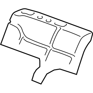 Honda 82122-S5T-A01 Pad Assembly, Right Rear Seat-Back
